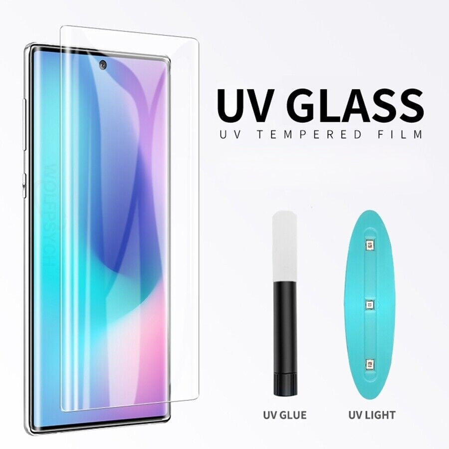 Premium UV Glass For MI 11 UV Liquid Gel Tempered Glass Screen Protector Film Guard (Clear)