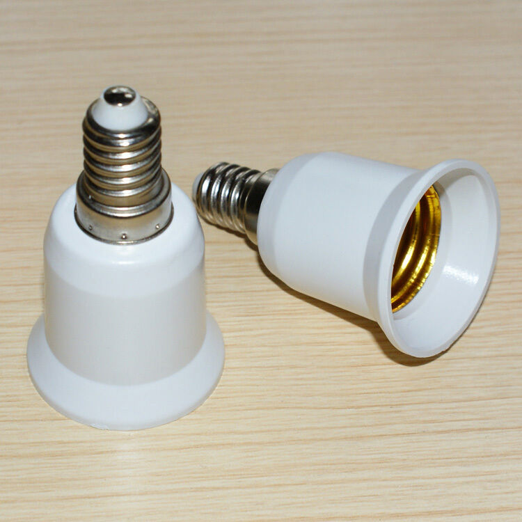 Lots E14 to E27 Base LED Light Lamp Holder Bulbs Socket Adapter