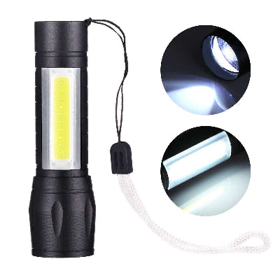 MULTI FUNCTIONAL USB Rechargeable LED Mini Flashlight - Torchlight