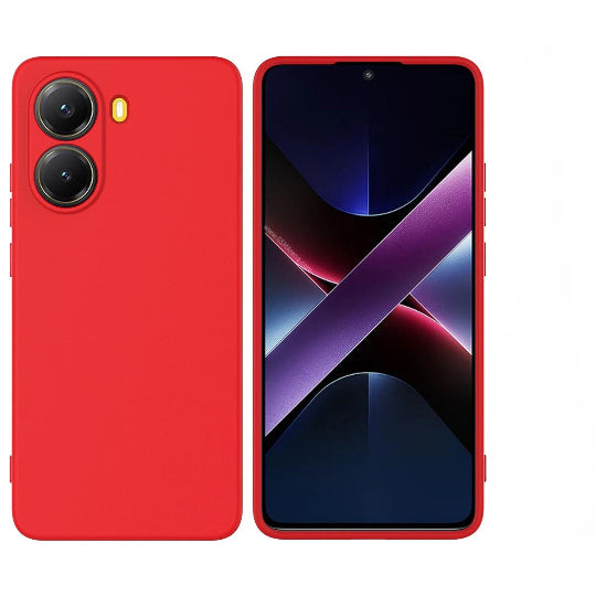 Protective Soft Liquid Silicone Back Cover Case for Poco X7 Pro 5G