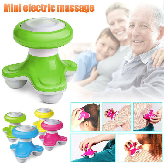 Super Life Electric Mini Massager Xf-69 Body Massager with Vibration Green