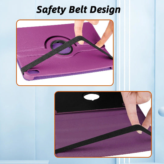 Smart Book Case 360° Rotating Case for ipad A16 11th Gen, 11" 2025 / ipad 10.9"10th Gen,2022 Purple