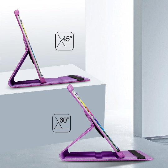Smart Book Case 360° Rotating Case for ipad A16 11th Gen, 11" 2025 / ipad 10.9"10th Gen,2022 Purple