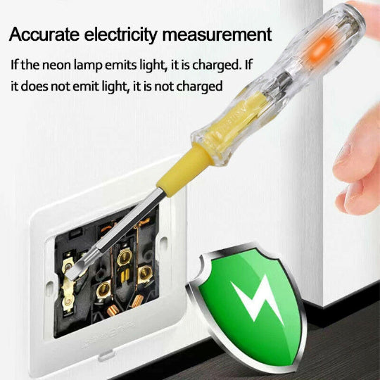 Sheng 3Pcs Tester Voltage Pen Electrical Test 18CM 15CM 13CM