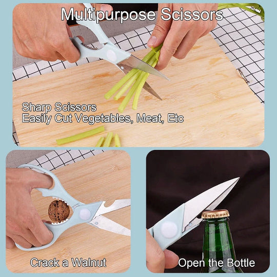 3x Portable Travel Mini Camping Plastic Cutting Board Knife Fruits Scissors Set