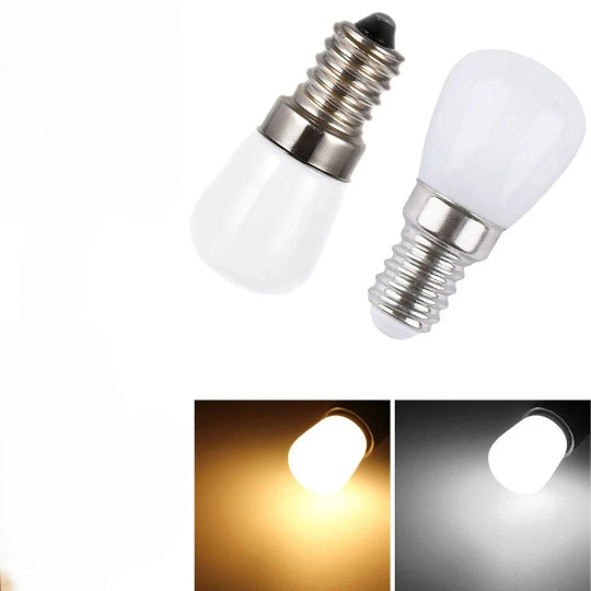 E14 Mini LED Light Bulbs 2W Refrigerator Lamp 220V 110V 12V 24V Cold / Warm White
