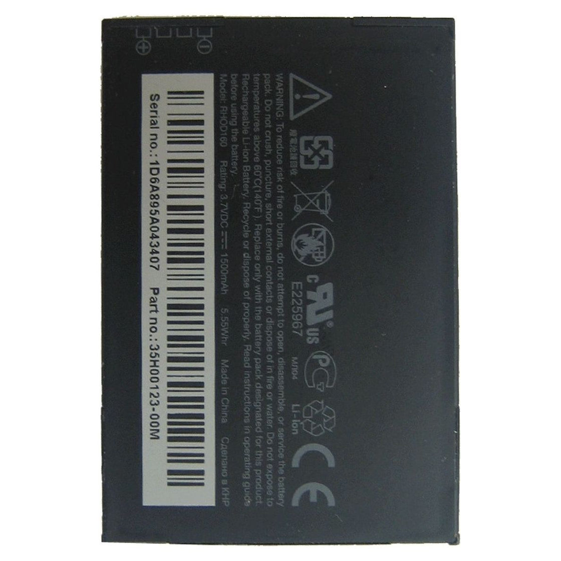 Replacement Battery For HTC Evo Shift RHOD160