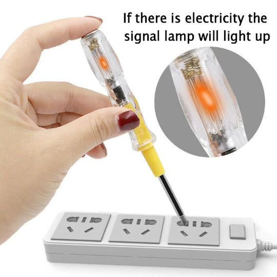 Sheng 3Pcs Tester Voltage Pen Electrical Test 18CM 15CM 13CM