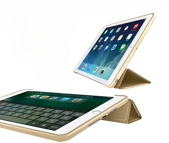 Smart Book Cover Slim Light Hard Shell Trifold Stand Case For iPad Air 2019 / ipad pro 2017 / ipad pro 10.5 Inch (Gold)