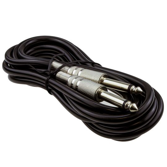 6.35mm male To 6.35mm male Jack SPEAKER Cable for Guitar/Amp Head/Cabinet Lead ( 1m )