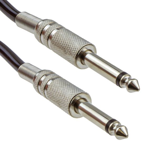 6.35mm male To 6.35mm male Jack SPEAKER Cable for Guitar/Amp Head/Cabinet Lead ( 1m )