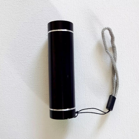 Small Torch COB LED Mini Aluminium Camping Hiking Work Pocket Light With Strap Power 3xAAA Battery