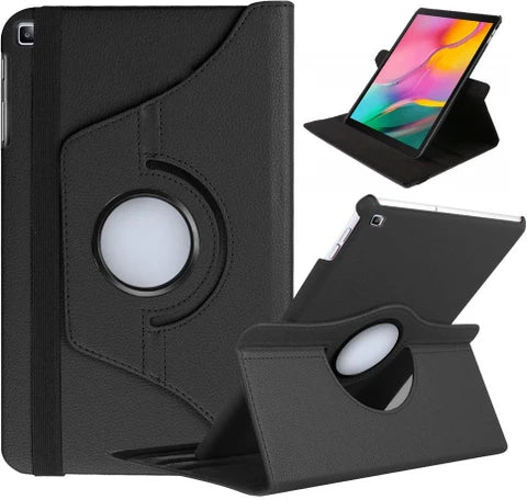 360° Rotating Book Cover Case for Samsung Galaxy Tab A 10.1 2019 SM-T510/T515 (Black)