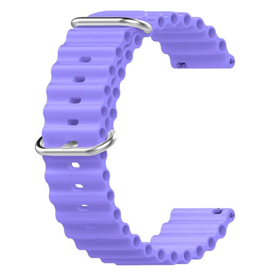 Comie Silicone Smartwatch Strap 22mm Purple