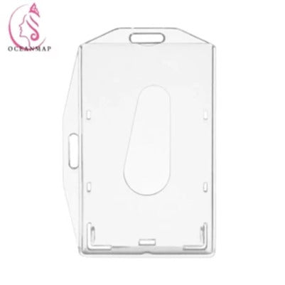 Plastic Card ID Bank Card Protector Holder Clear 1pcs