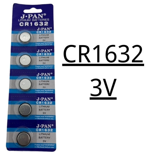 CR1632 Button Batteries 5pcs/pack LM1632 BR1632 ECR1632 Cell Coin