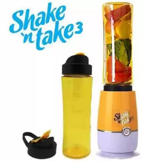 Electric Shake N Take 3 Mini Juicer Travel Hand Operated Mini Juicer Shaker Blender Bottle