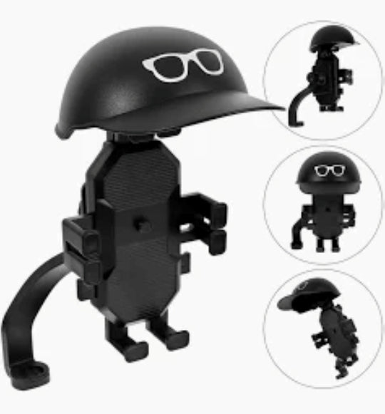 Shade from the Sun & Rain Small Helmet Mobile phone Holder for Motorcycle & Bicycle