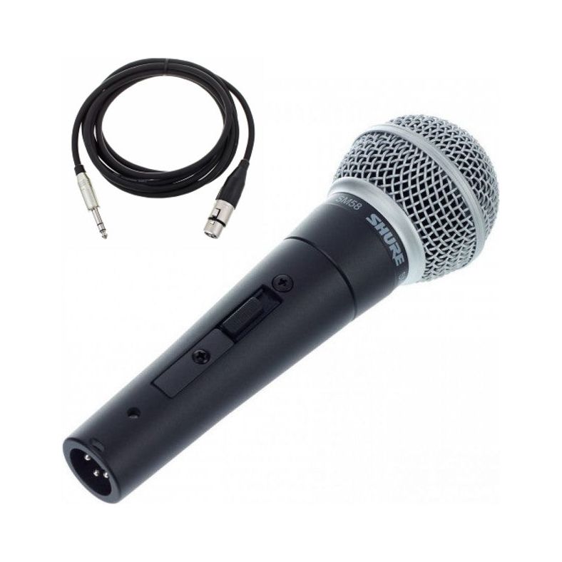 Shure SM58 Cable Handheld Dynamic Microphone With XLR Cable