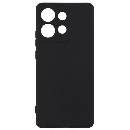 Premium Silicone Back Cover Case for Moto Edge 50 Neo (Black)