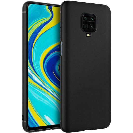 Silicone Cover For Redmi Note 9s / Note 9 Pro / Note 9 Pro Max / Pocco M2 Pro Black