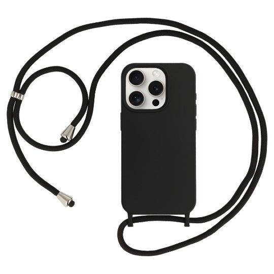 Tpu Silicone Back Cover Case Strap With Cord For iPhone 11 Pro