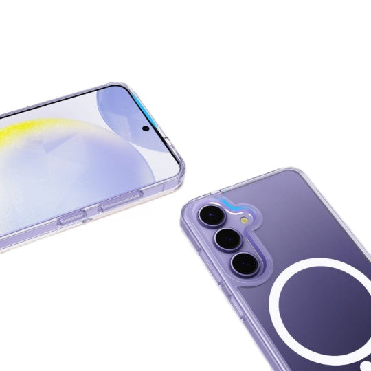Magsafe Magnatic Wireless Charging Case For Samsung Galaxy S25 Plus/S24 Plus (Clear)