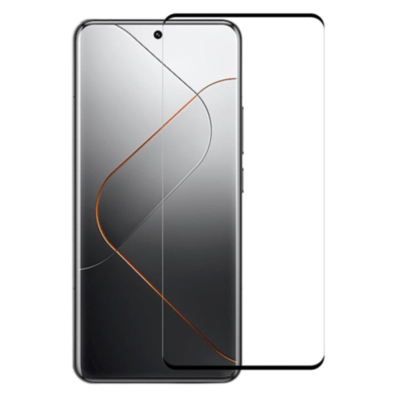 Tempered Glass For Xiaomi Mi 14 Black (Full Screen)