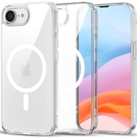 Magsafe Clear TPU Case Luxury Crystal MagSafe Cases for iPhone 16e SE 4 (2025)