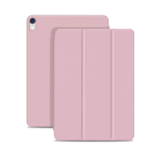 Case Light Hard Shell Trifold Stand Cover for iPad 10.9" 10th Gen 2022 (Rose Gold)