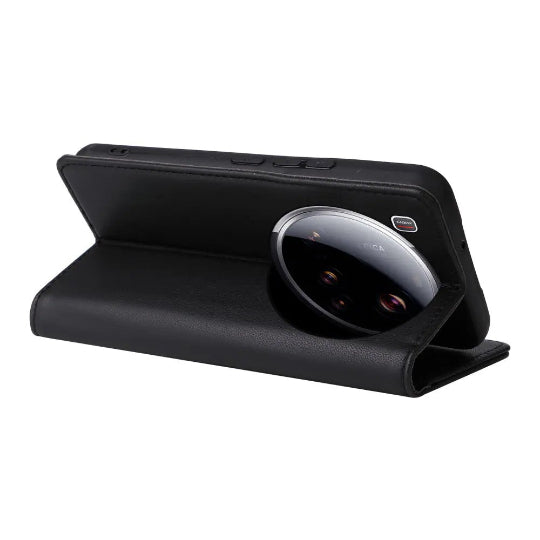 Smart Book Cover Case  For Xiaomi Mi 15 Ultra 5G (Black)