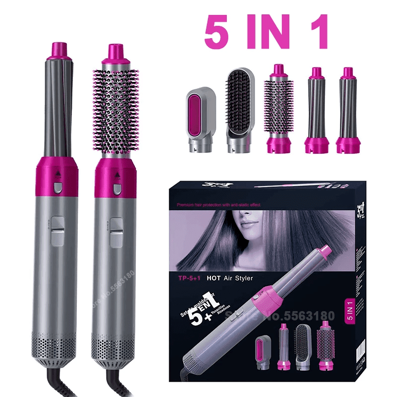 Professional In Hot Air Styler One Step Hair 5 in 1 