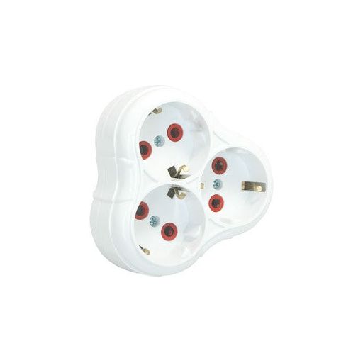 European type assembled Plug with Grounding Adapter