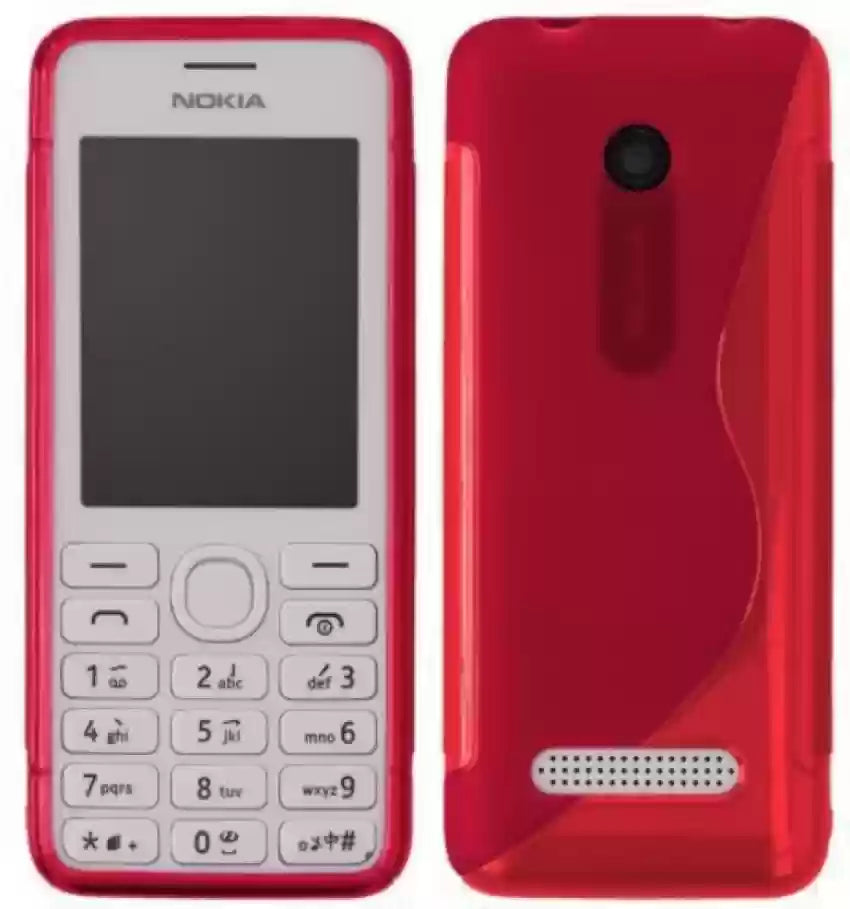 Silicone Cover For Nokia 206 Pink