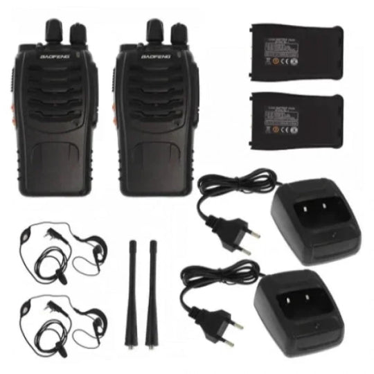 Baofeng BF-888S UHF/VHF Wireless Transceiver 5W Set of 2 pieces Walkie Talkie
