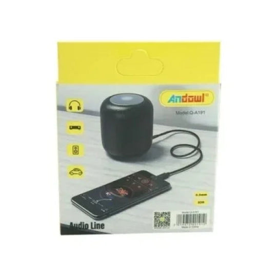 Andowl Audio Cable 3.5mm to Lightning Cable 1m Q-A191