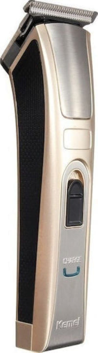 Kemei Rechargeable Hair Clipper Golden KM-5017