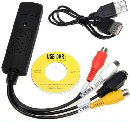 Easier CAP DC60 USB 2.0 Video Capture for recording video on Laptop and PC