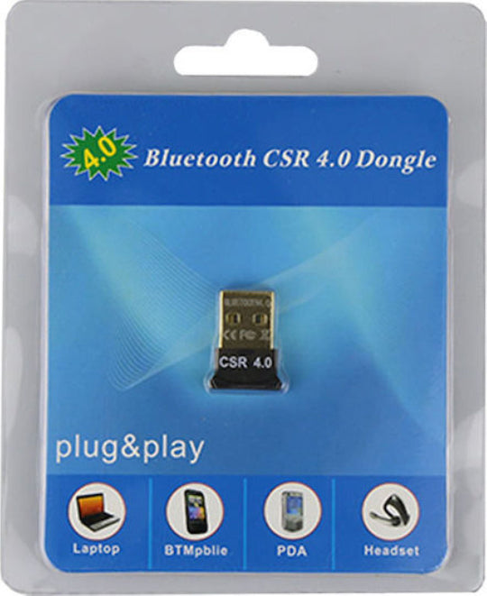 Bluetooth 4.0 Adapter BT-004 USB with Range 20m Black