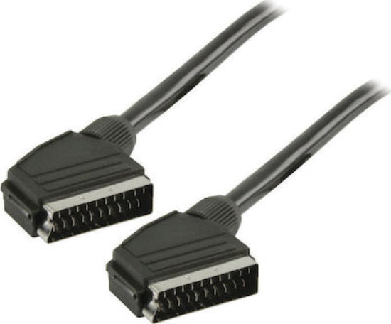 Cable Scart male - Scart male Heavy Duty Video Cable 1M Black