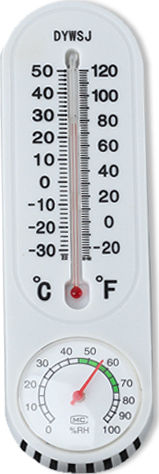 DYWSJ Thermometer & Hygrometer Wall Mounted for Indoor & Outdoor Use