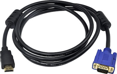 Cable HDMI male - VGA male 3M Black