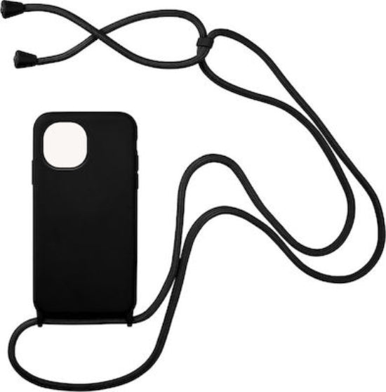 Cases Hard Silicone Back Cover Mobile Phone Case Cord With Strap  For Mi 11 Lite / 11 Lite 5G / 11 Lite 5G NE