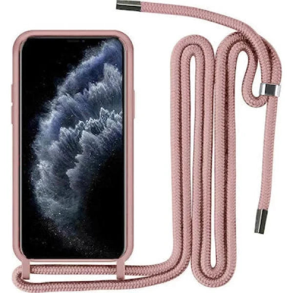 Silicone Back Cover Case Mobile Phone Cases With Strap Cord For Samsung A12 / M12