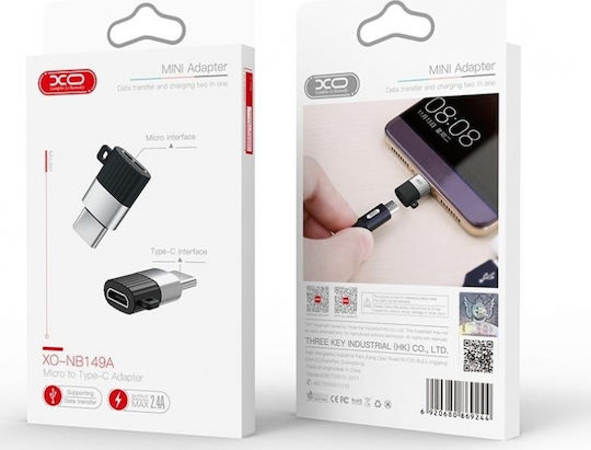 XO Converter Lightning male to micro USB female (NB149-B)