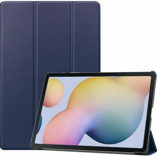 Book Case Silicone Flip Cover Tri-Fold For Samsung Galaxy Tab A11 (8.7 2025) Blue