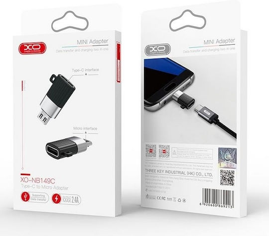 XO Converter Lightning male to micro USB female (NB149-B)