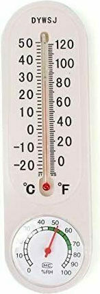 DYWSJ Thermometer & Hygrometer Wall Mounted for Indoor & Outdoor Use