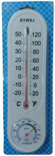 DYWSJ Thermometer & Hygrometer Wall Mounted for Indoor & Outdoor Use