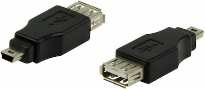Powertech Converter mini USB male to USB-A female 1pcs (CAB-U141)